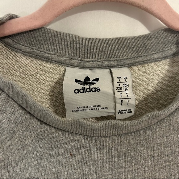 Adidas grey sweatshirt women’s size large - Picture 3 of 5